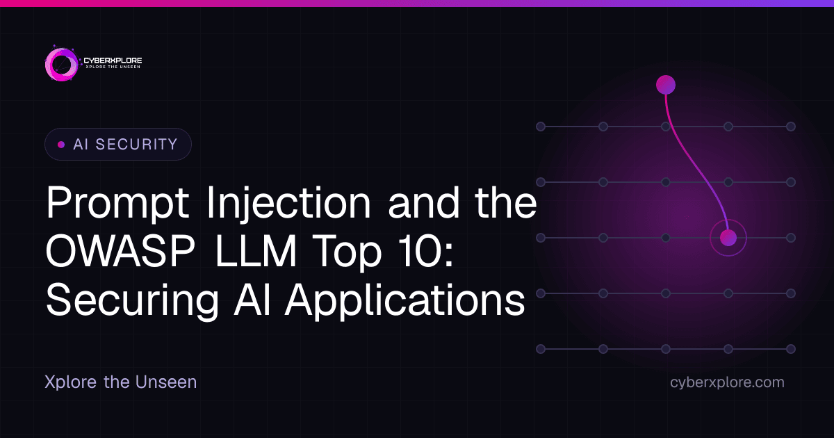 Prompt Injection and the OWASP LLM Top 10: Securing AI Applications